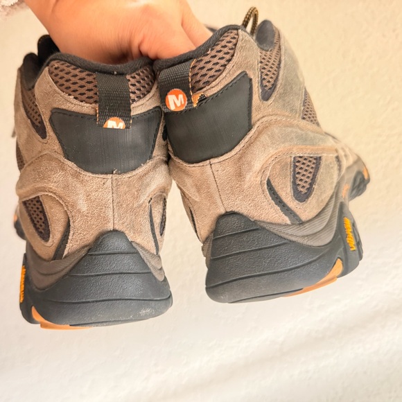 Merrell Mid Moab 2 J06045 Mid Ventilator Brown Suede Hiking Boots size 11 main image 4